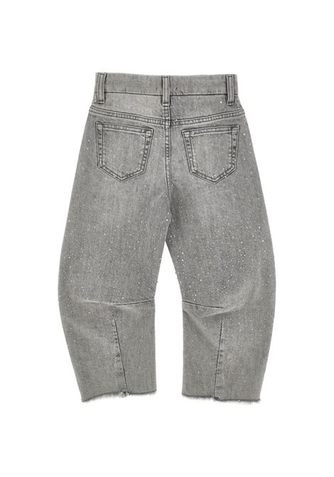 Jeans con strass MONNALISA KIDS | 49H400 80450050